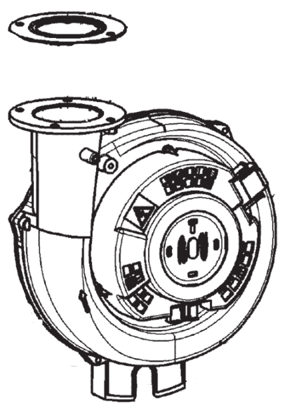 IBC P-708 Fan Replacement Kit For HC, DC Series Boiler