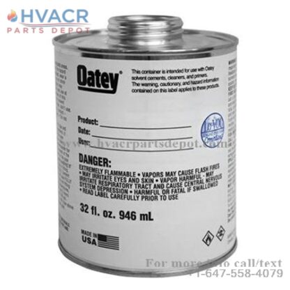 Oatey 31306 16 oz. PVC Cement Can, Clear